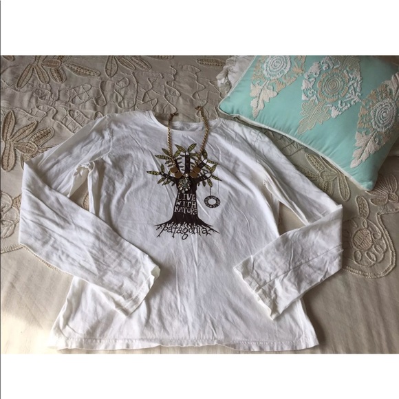 Water Girl Patagonia long sleeve graphic tee white - Picture 3 of 7